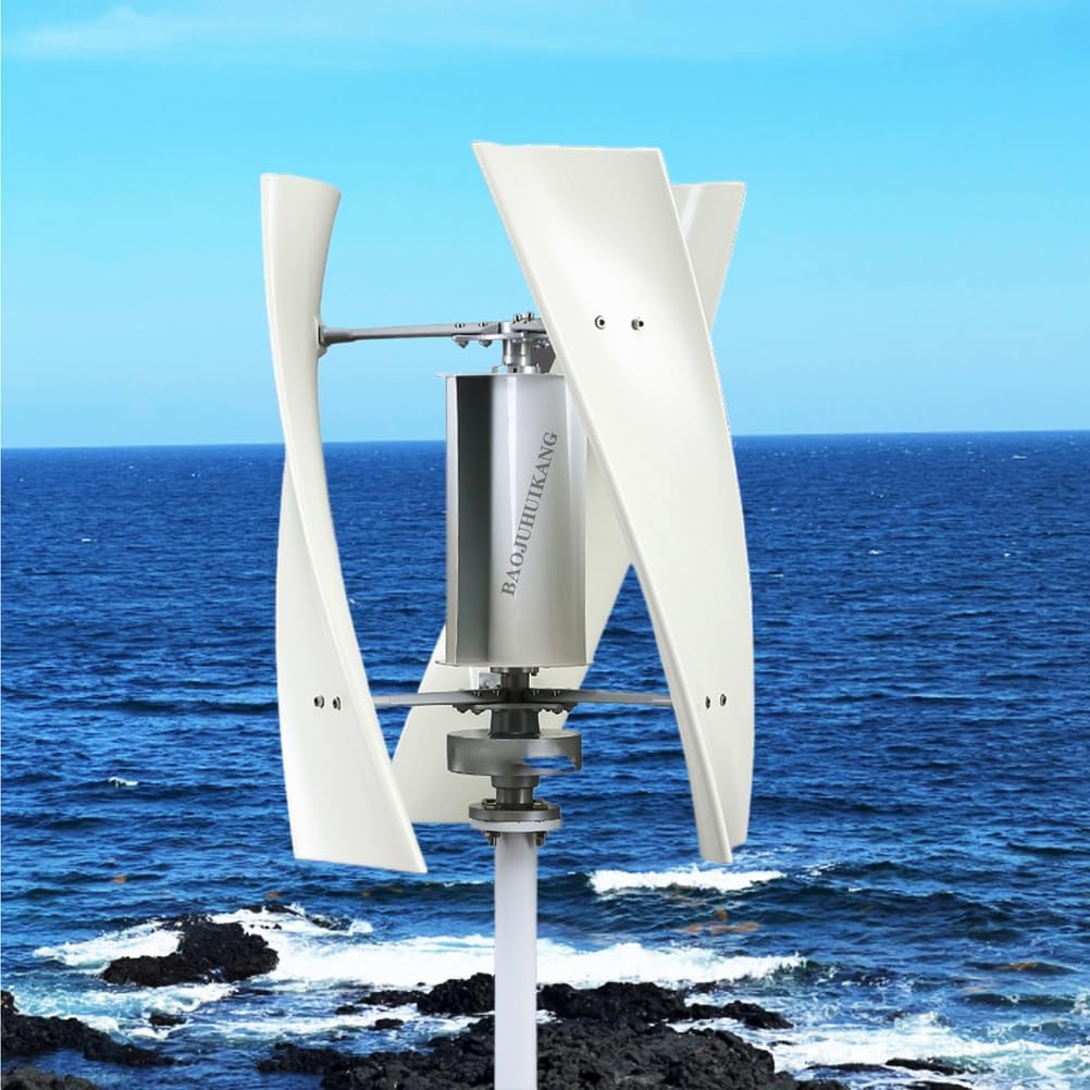 24v,15000W 12V/24V Vertical Axis Wind Turbine 12V/24V/48V Portable Wind Generator with Controller Free Energy Low Noise Wind Turbine Generator Kit