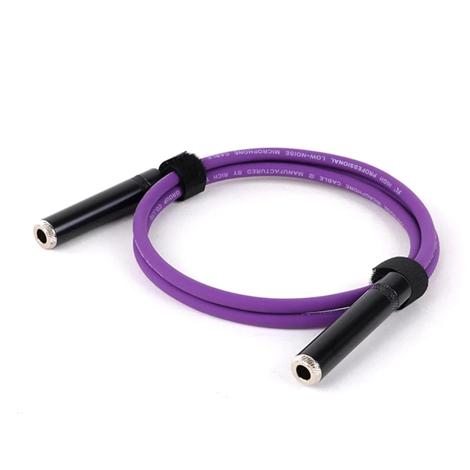 Guitar Audio Cable 1/4 Female to 1/4 Female Coupler,6.35mm Adapter Connector Extend 6.5 Stereo Cable Cord for Guitar Speaker Amplifier(Purple,10m)