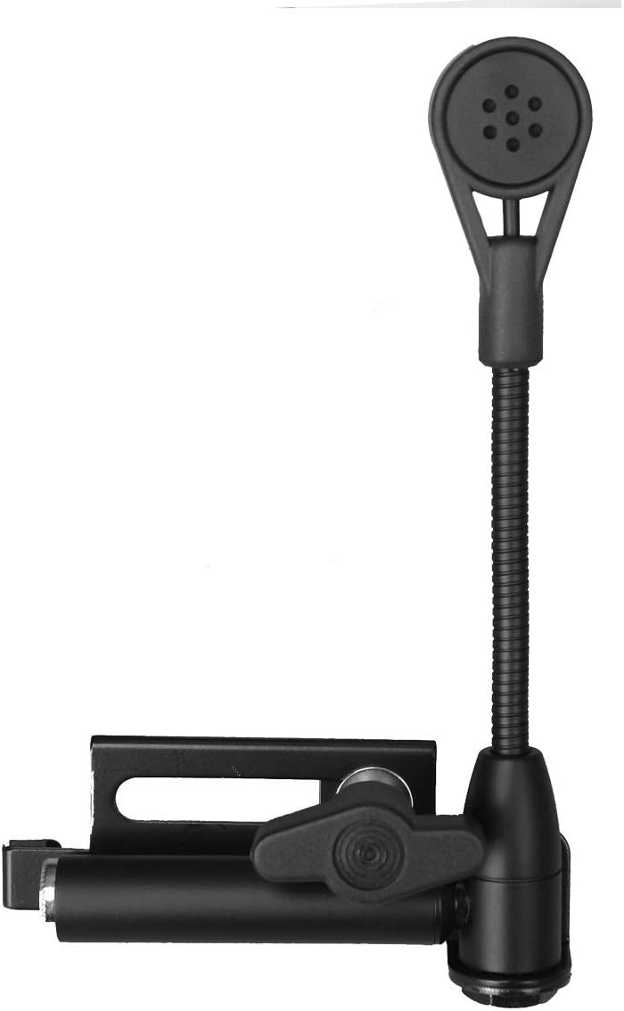 Gold Tone ABS-D Banjo-Resonator Guitar Mic (Dynamic) - Gooseneck Microphone with Adjustable Bracket - Includes Pre-amp