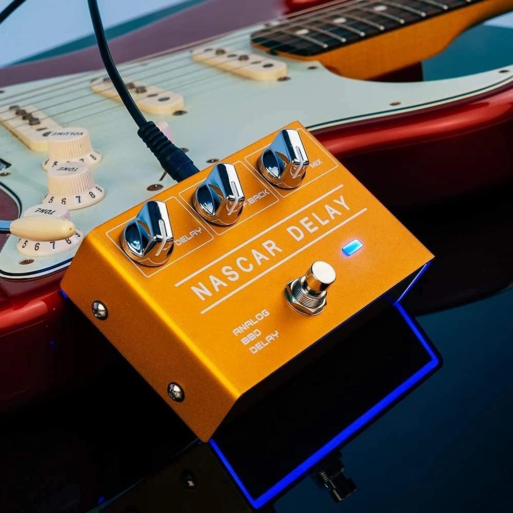 Delay Effect Pedal By Classic BBD Deliver Warm Natural Sound for Solo Analog Guitar