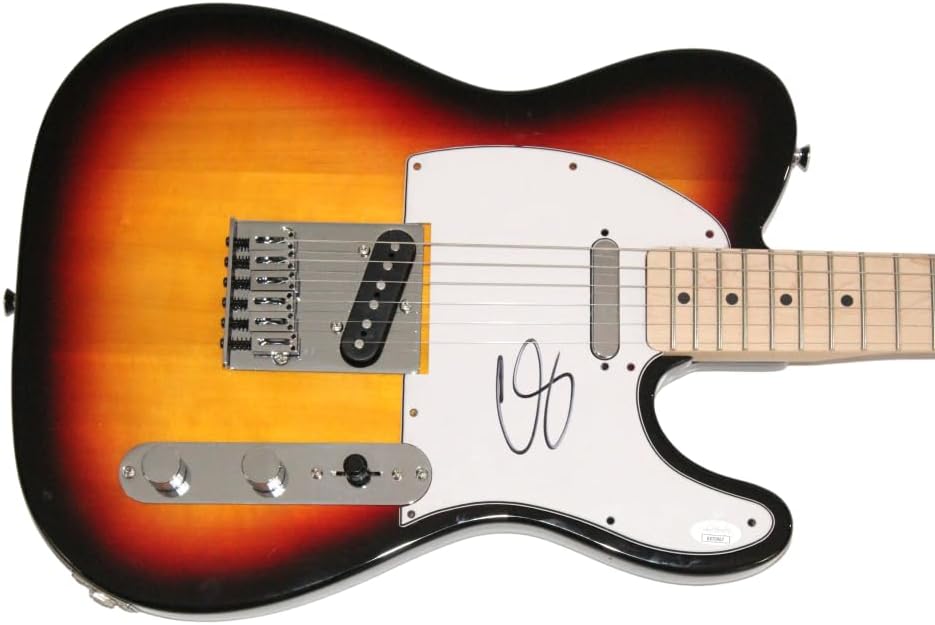 Chris Stapleton Signed Autograph Full Size Sunburst Telecaster Electric Guitar B with James Spence Authentication JSA COA - Country Music Superstar - Traveller From A Room: Volume 1 From A Room: Volume 2 Starting Over Higher