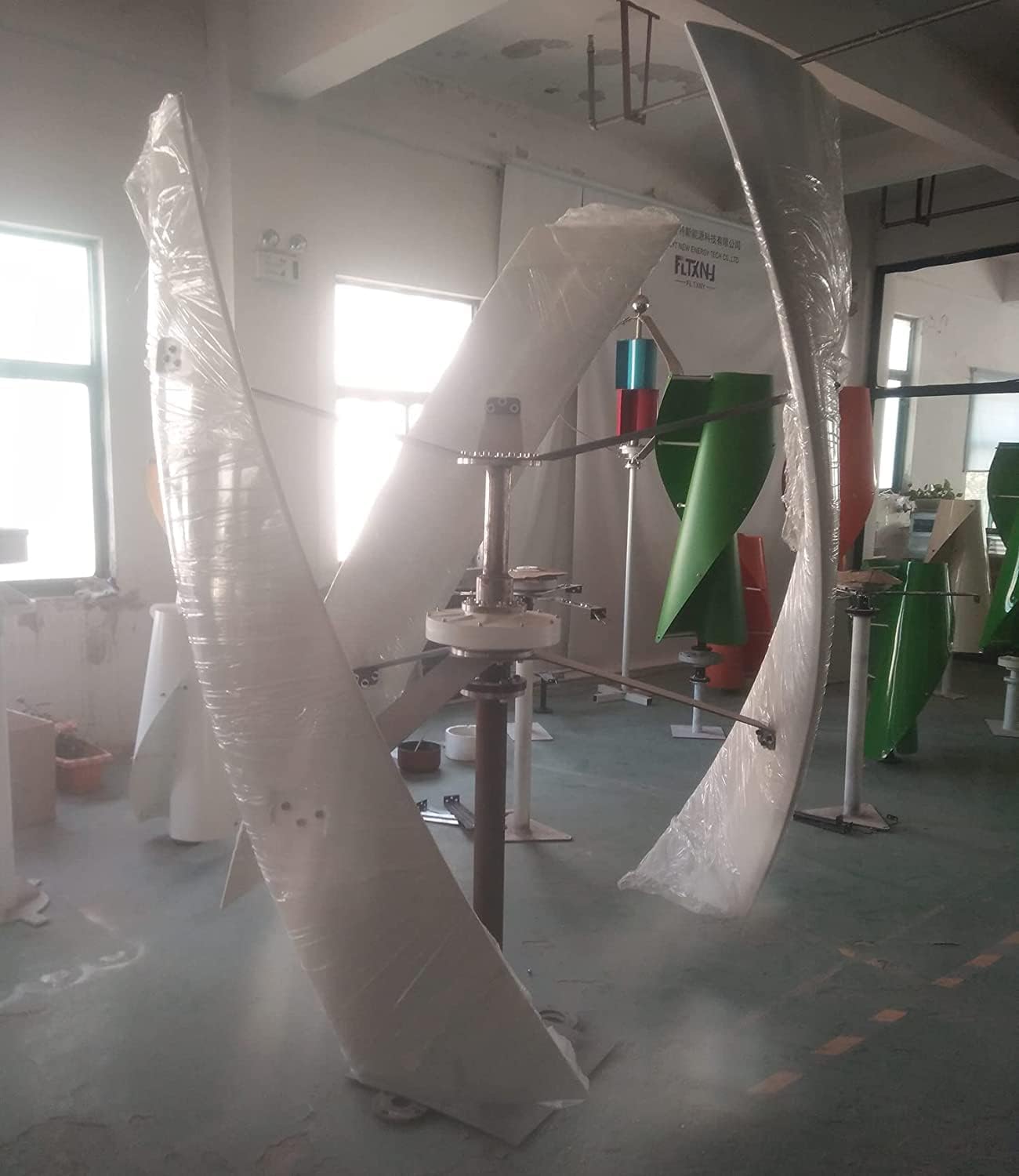 8000W Maglev Generator Wind Turbine Generator 3 Blades Vertical Axis 8KW Wind Turbine Kits with Charge Controller Off Grid System for Home Industrial