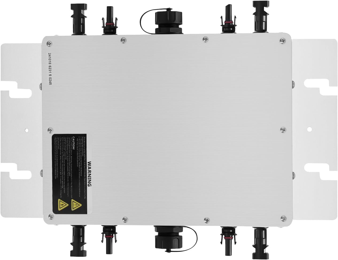 1200W Solar Grid Tie Micro Inverter, 110V Solar Micro Grid Tie Inverter with 32 bit DSP and LCD Display, IP65 Waterproof, MPPT Tech Boosts Generation by 25% for 30V 36V Solar Panel