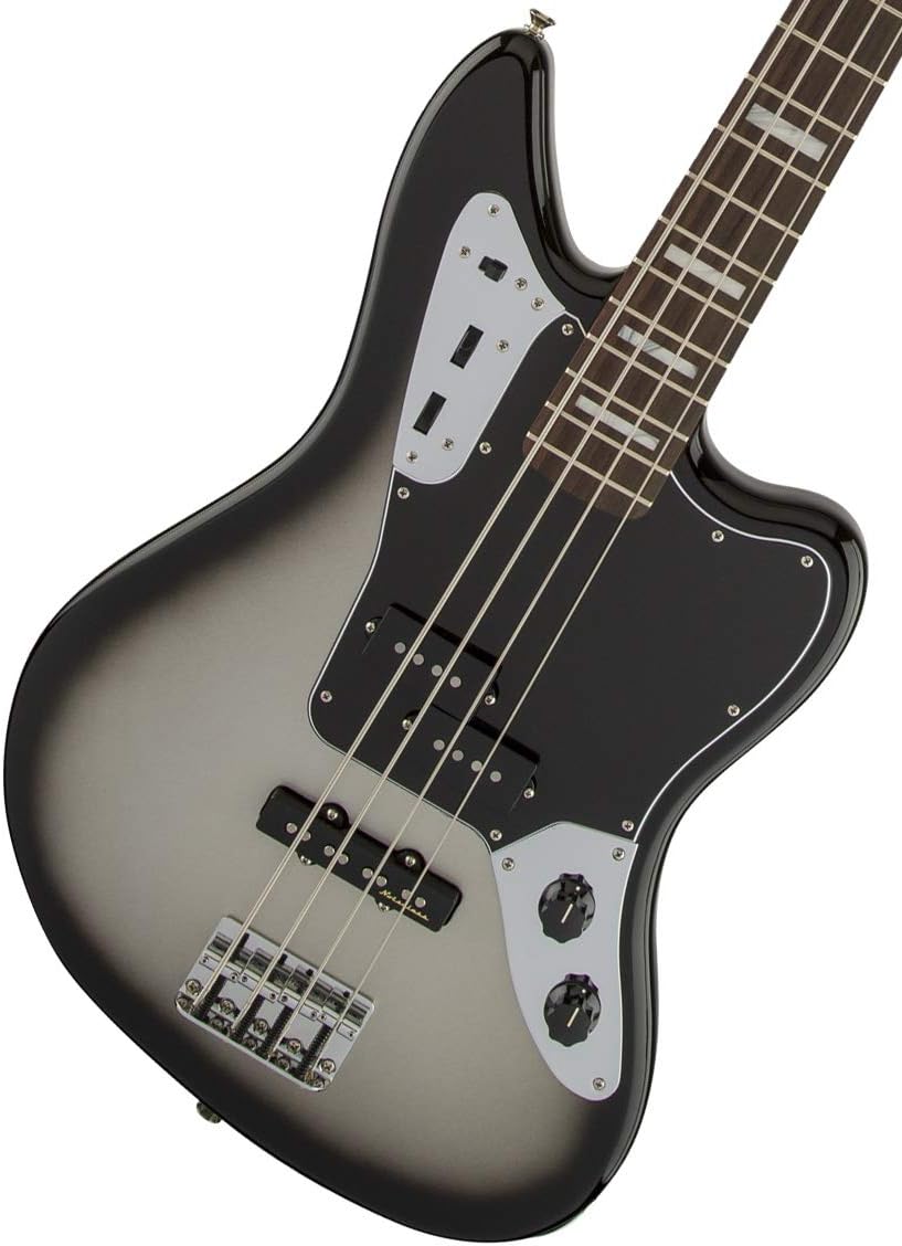 Fender Troy Sanders Jaguar Bass, Silverburst, Rosewood Fingerboard