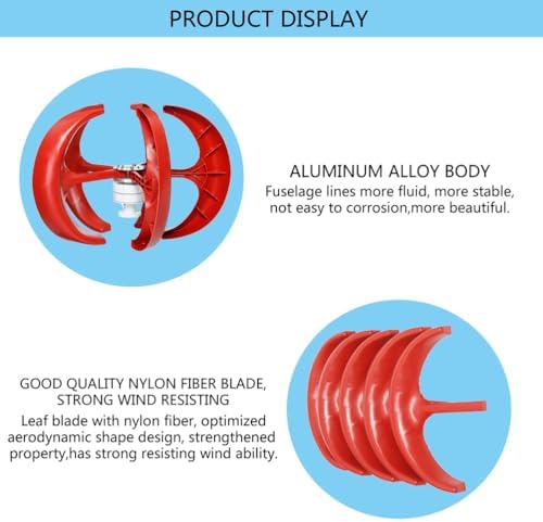 9000W Vertical Wind Turbine Generator Kit for Home & Marine – 48V/24V/12V 3 Phase AC Permanent Magnet with Controller, Ideal for Garden, Boat & Off-Grid Power Solutions