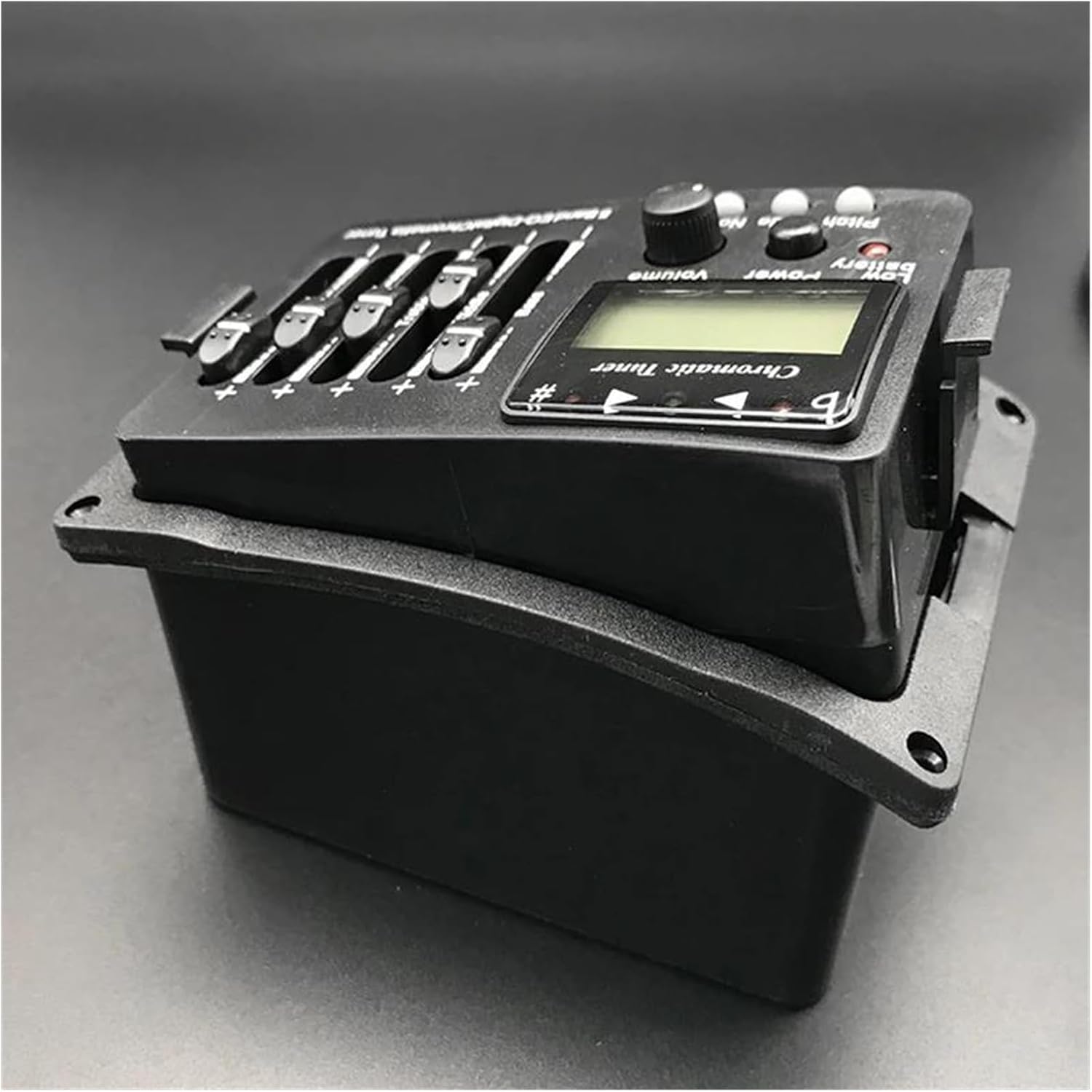 acoustic guitar pickup kit 4Set 5 Band Acoustic Guitar Preamp EQ Equalizer Classical Acoustic Guitar Amplifier Digital Tuner Piezo Pickup(With)