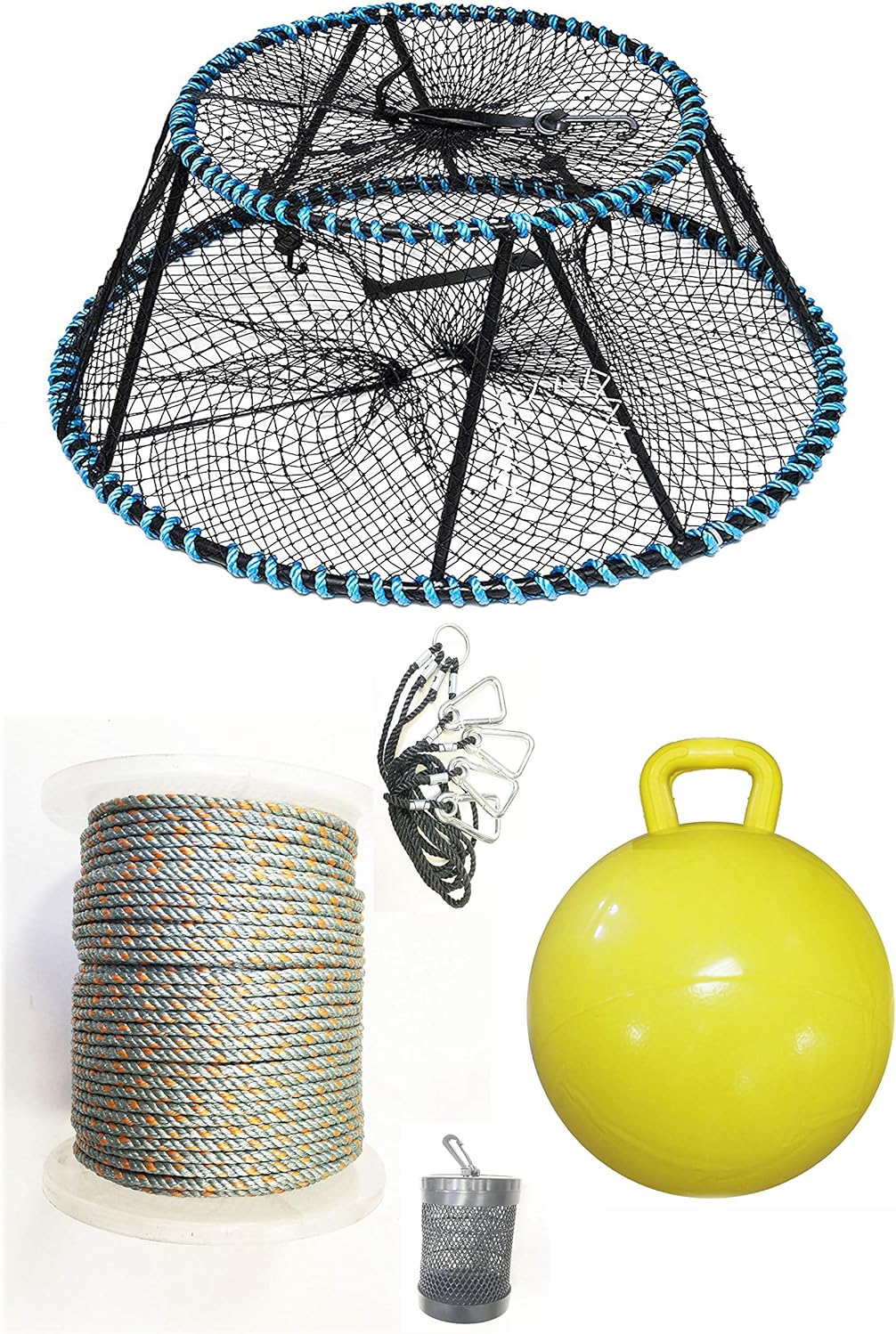 KUFA Sports Vinyl Coated Tower Style Prawn Trap(30