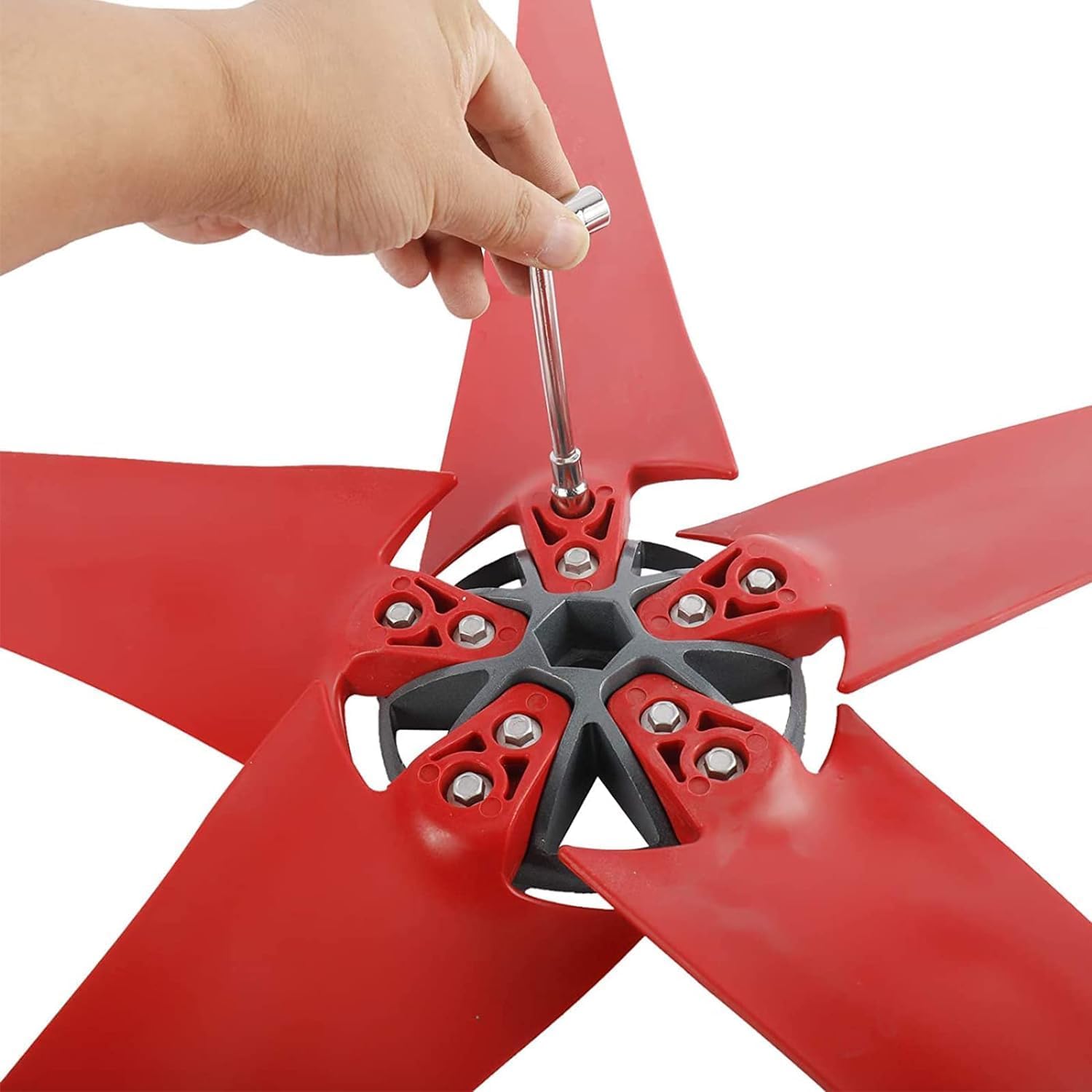 8000W Wind Turbine Generator, Horizontal Wind Turbine Generator Kit with MPPT Charge Controller, 2M/S Breeze Start Wind Turbine Generator Kit