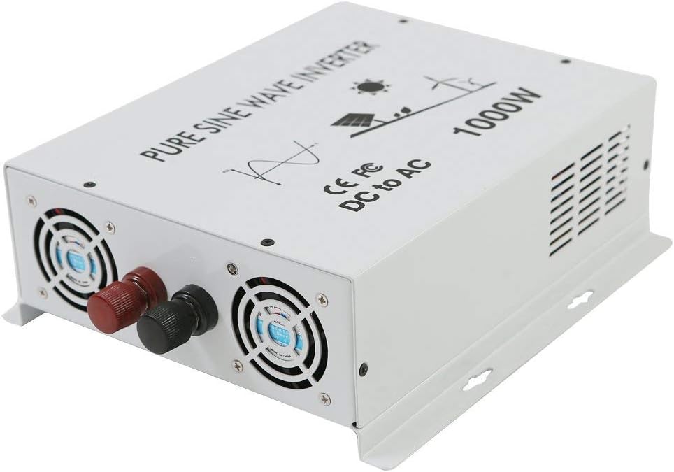 WZRELB 1000W 12V Pure Sine Wave Solar Power Inverter DC AC Converter