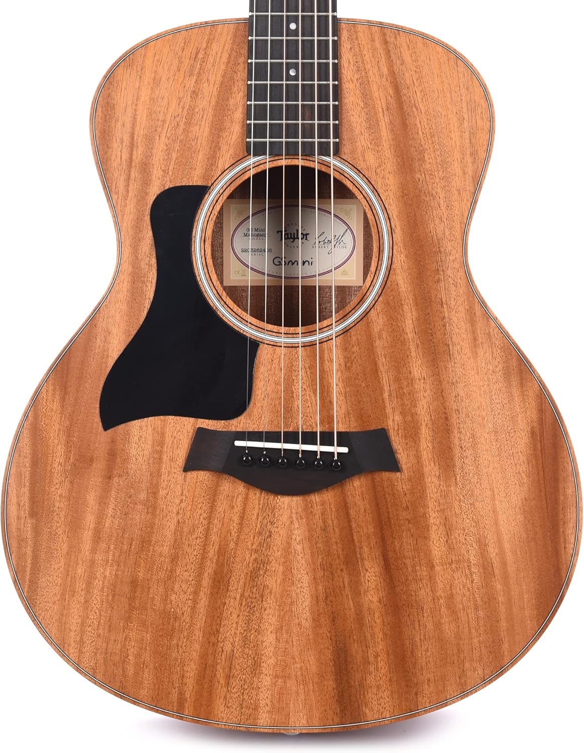 Taylor GS Mini Mahogany Left-Handed Acoustic Guitar - Natural with Black Pickguard