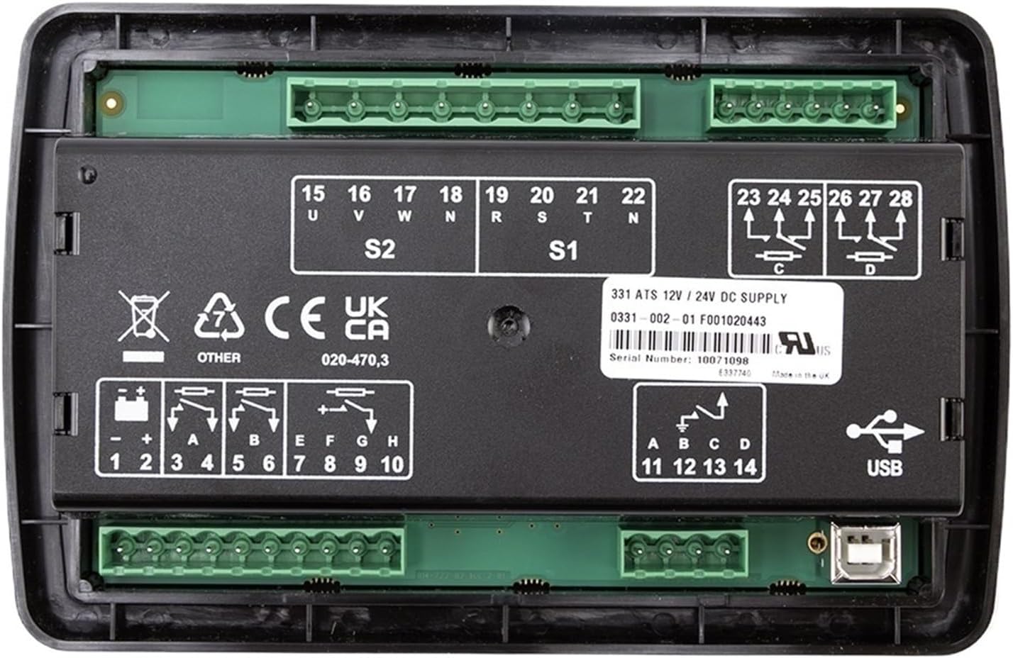 311 Generator ATS Controller DSE331 Auto Transfer Switch Control Module