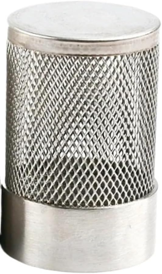 Garden Hose Filter, Stainless Steel Garden Hose Filter Female Thread Irrigation Pump Aquarium Multiple Sizes(1i2 Inch Long)
