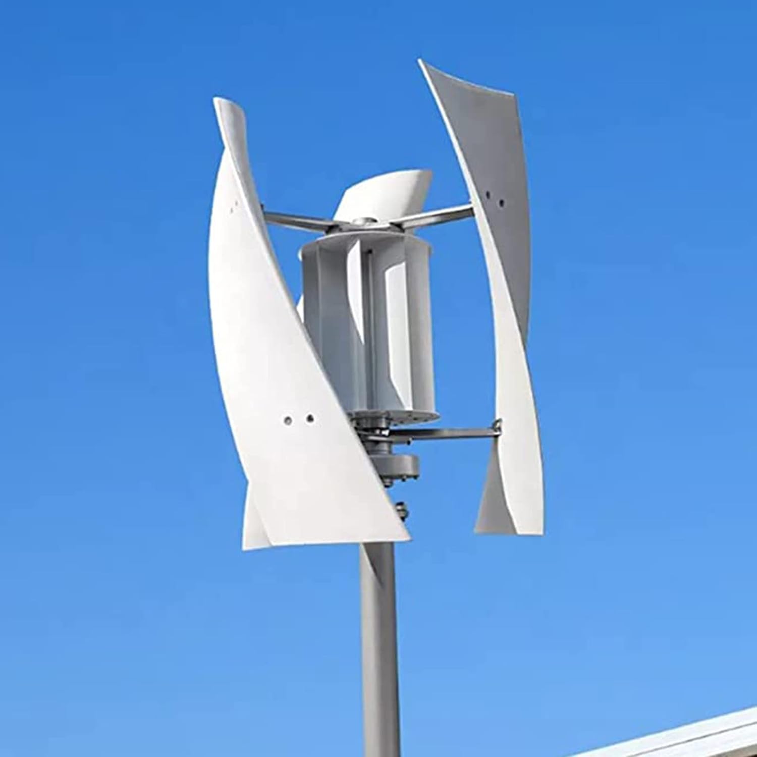 New Light and Portable Wind Turbine,Maglev Wind Generator 3000W 12V 24V 48V 220V Vertical Axis Wind Turbine for Home Use Vertical Axis Wind Turbine for Camping,48V