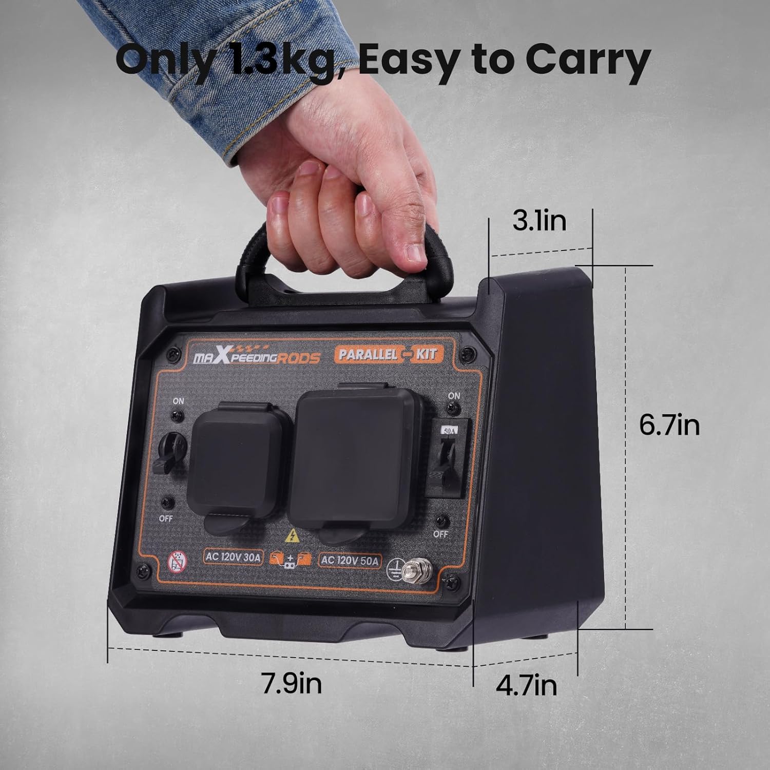 maXpeedingrods Generator Parallel Kit with 120V 30A, 120V 50A Outlets and 50-Amp Circuit Breaker