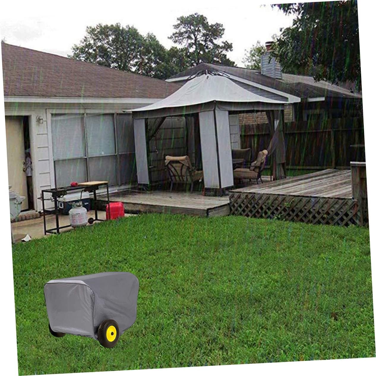 Happyyami 5pcs Motor Cover Home Generators for Home Use Portable Generator Cover Generator Shed Snow Small Generator Protective Cover for Generator Protector Weather Resistance Oxford Cloth