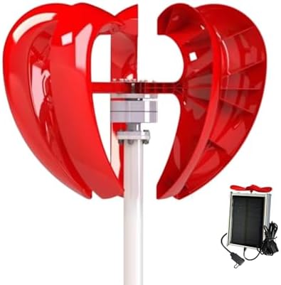 12V Vertical Axis Wind Turbine 12V/24V/48V Permanent Magnet Synchronous Generator with Controller for Home Wind and Solar Hybrid Power System - Eco-Friendly Energy Solution