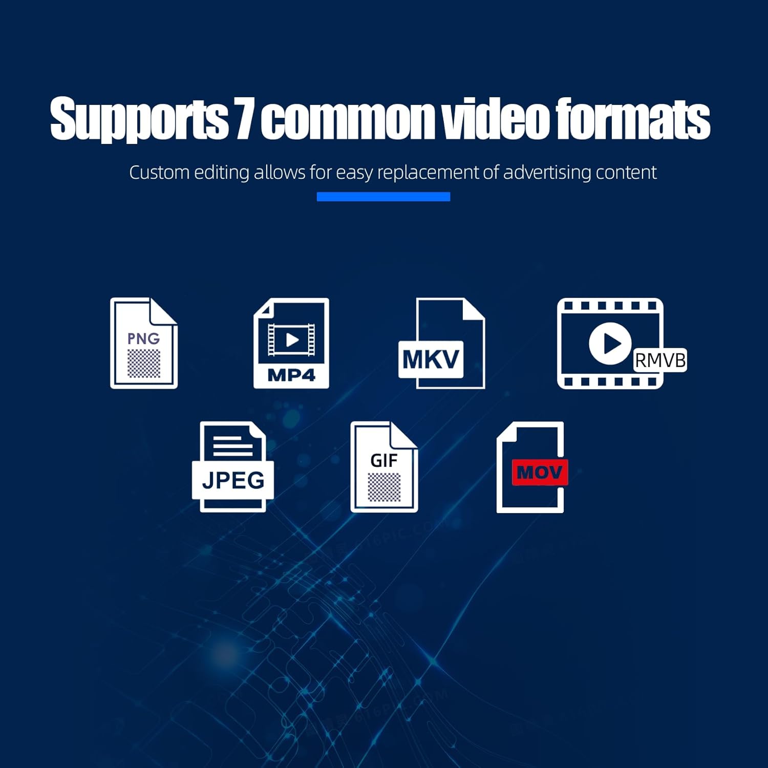 3D Hologram Fan Splicing 25.6
