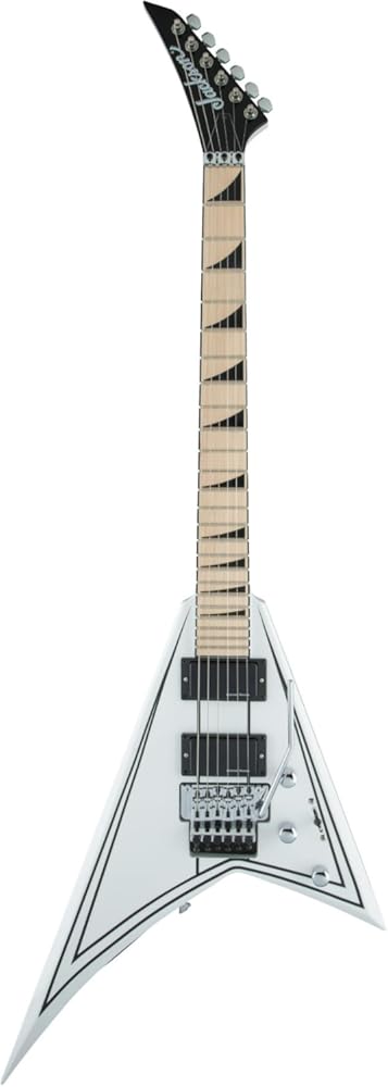 Jackson RR24 X Series Rhoads - Satin White with Black Pinstripes
