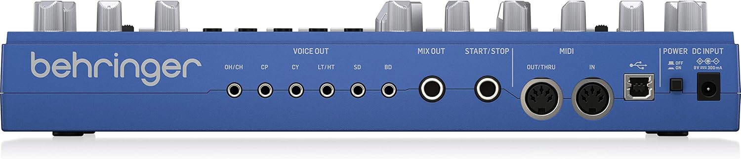 Behringer RD-6-BU Analog Drum Machine - Blue