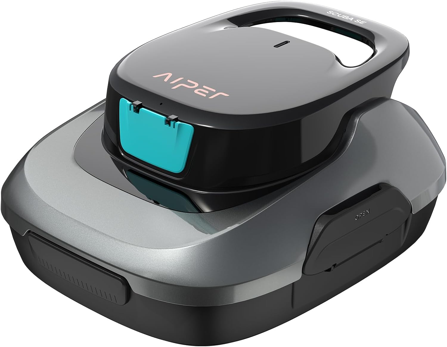 AIPER Scuba SE Cordless Pool Cleaner with 90-Min Runtime, Smart Self-Parking, Lightweight, Pool Vacuum for Above Ground Pools up to 860 Sq.ft (Renewed)