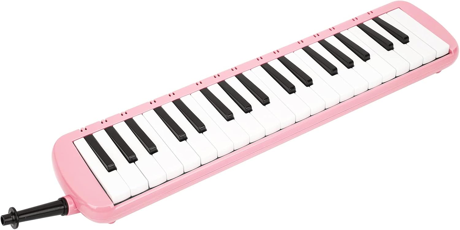 37 Key Melodica Musical Instrument, Air Piano Keyboard, Blow Keyboard Wind Instrument for Adults