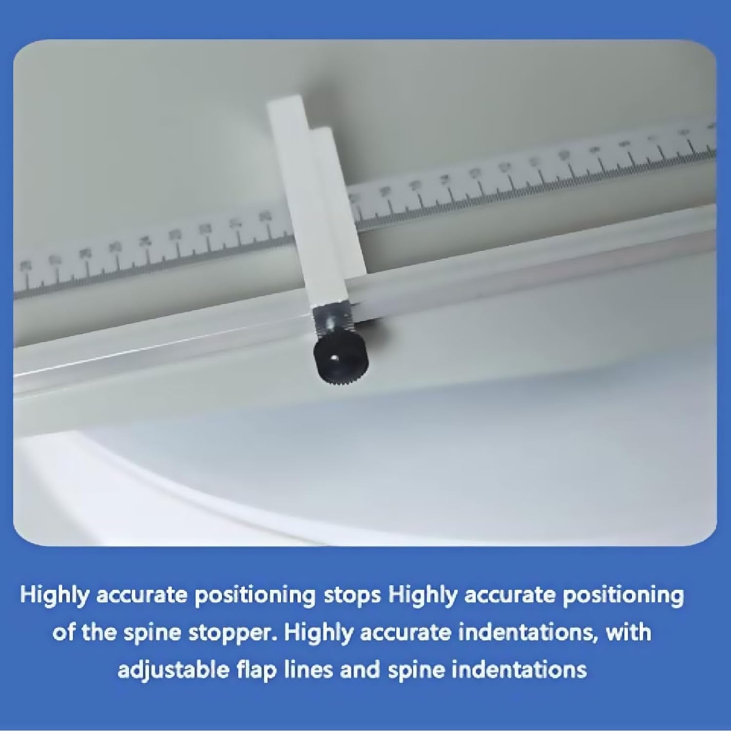 Manual Paper Creasing Machine, Precision Folding Tool with Positioning Ruler, Suitable for Creasing and Folding A3/A4 Paper