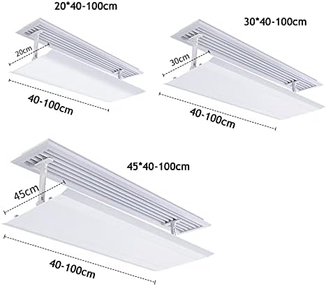 Universal Central Ceiling Air Conditioner Wind Guide and Anti-Straight Blowing Cover A/c Hood Wind Deflector Wall-Mounted Air Conditioner Deflectors Help with Cooling/Heating Cycles
