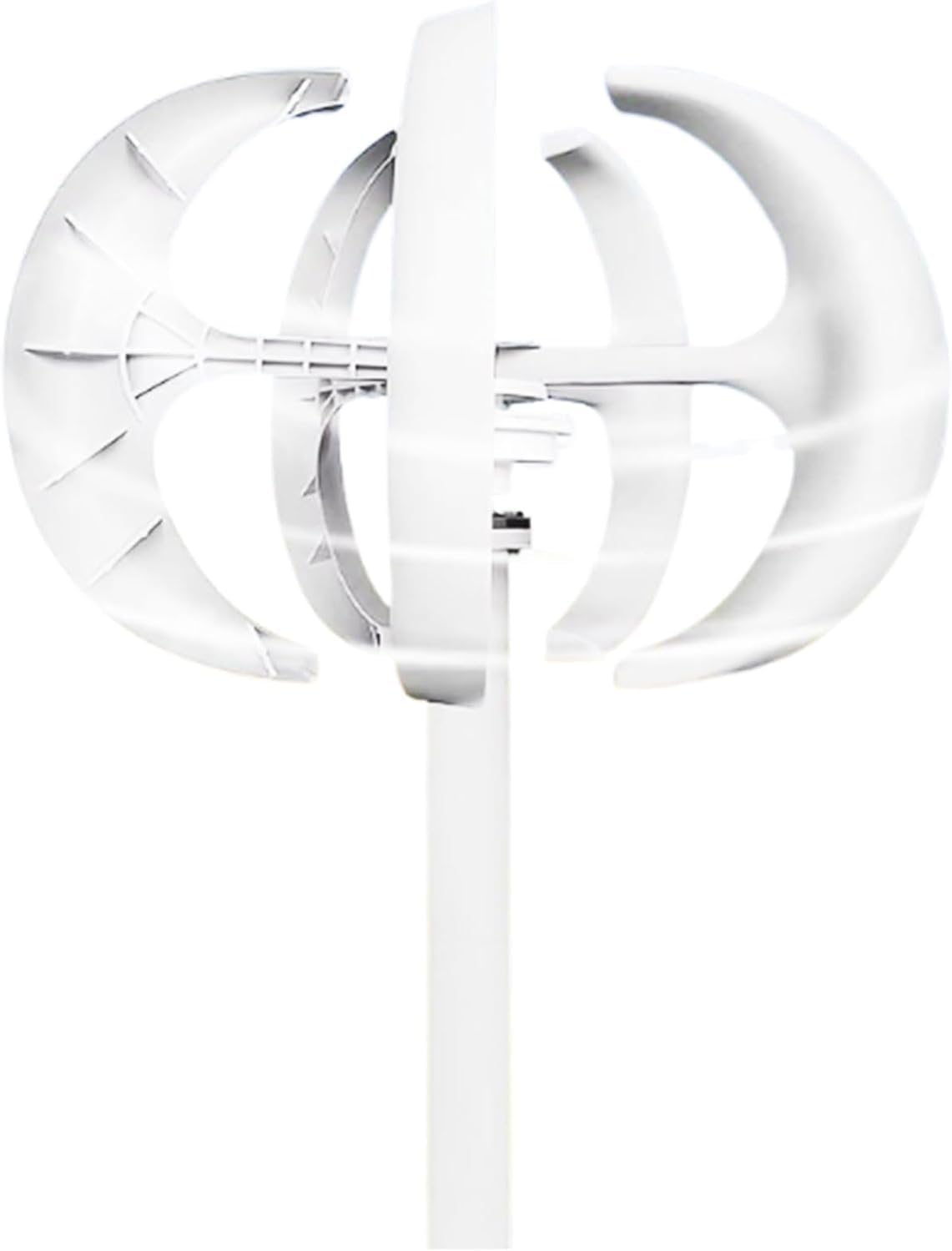 CAJUCA 3000W Wind Generators,12V 24V 48V Ac Output Wind Turbines Generator White Lantern 5 Blades with Controller Wind Turbine