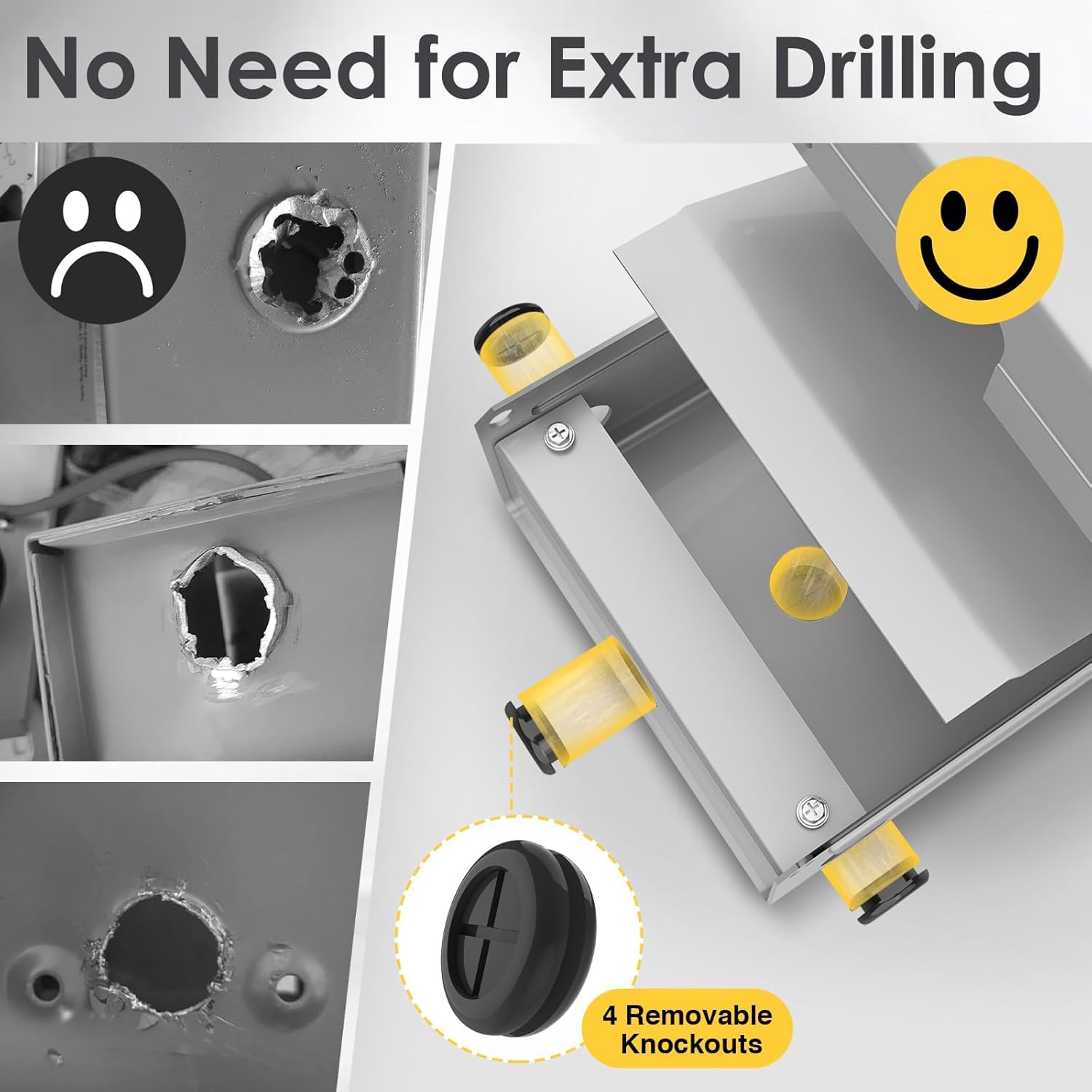 50A Generator Setup SS2-50P Power Inlet Box with Interlock Kit (suiable for Squared QO 150/200A Panel), Safety Solution for homeowners During Outage