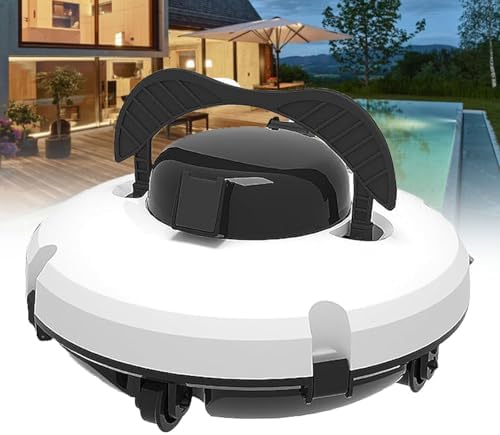 Automatic Pool Vacuum – Energy Efficient Robotic Cleaner with Deep Edge Cleaning, Dual Layer Filtration, Remote Control via Mobile App for Wall to Wall Coverage