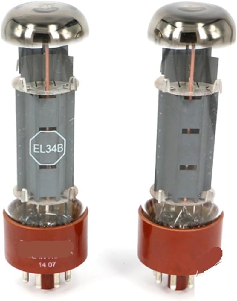 EL34 Tube Replaces 6CA7 6P3P 6L6 Vacuum Tube Precision Matched for Amplifier(2 pcs)