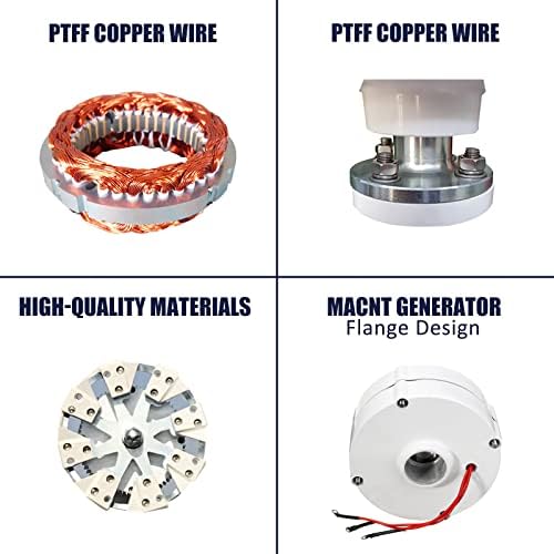 10000W Efficient Wind Turbine Generator, 110V/220V MPPT Charge Controller, Small Windmill for RV, Yacht, Farm, Home Energy System - Renewable Power Solution