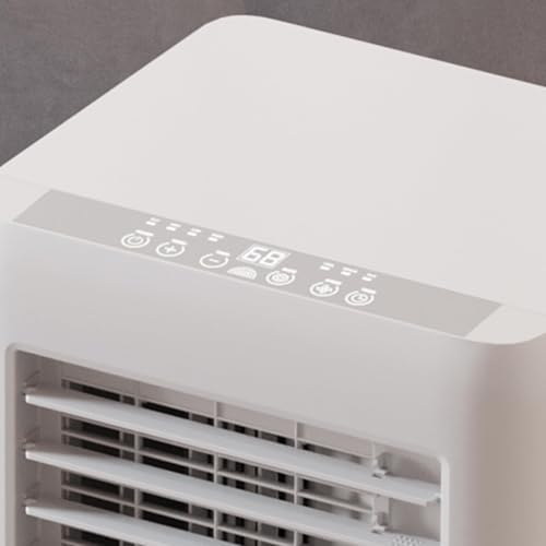 Smart 10000 BTU Portable Air Conditioner, 3-in-1 Design with Fan & Dehumidifier for Optimal Climate Control in Rooms up to 450 Sq. Ft, Remote Control and LED Display, White