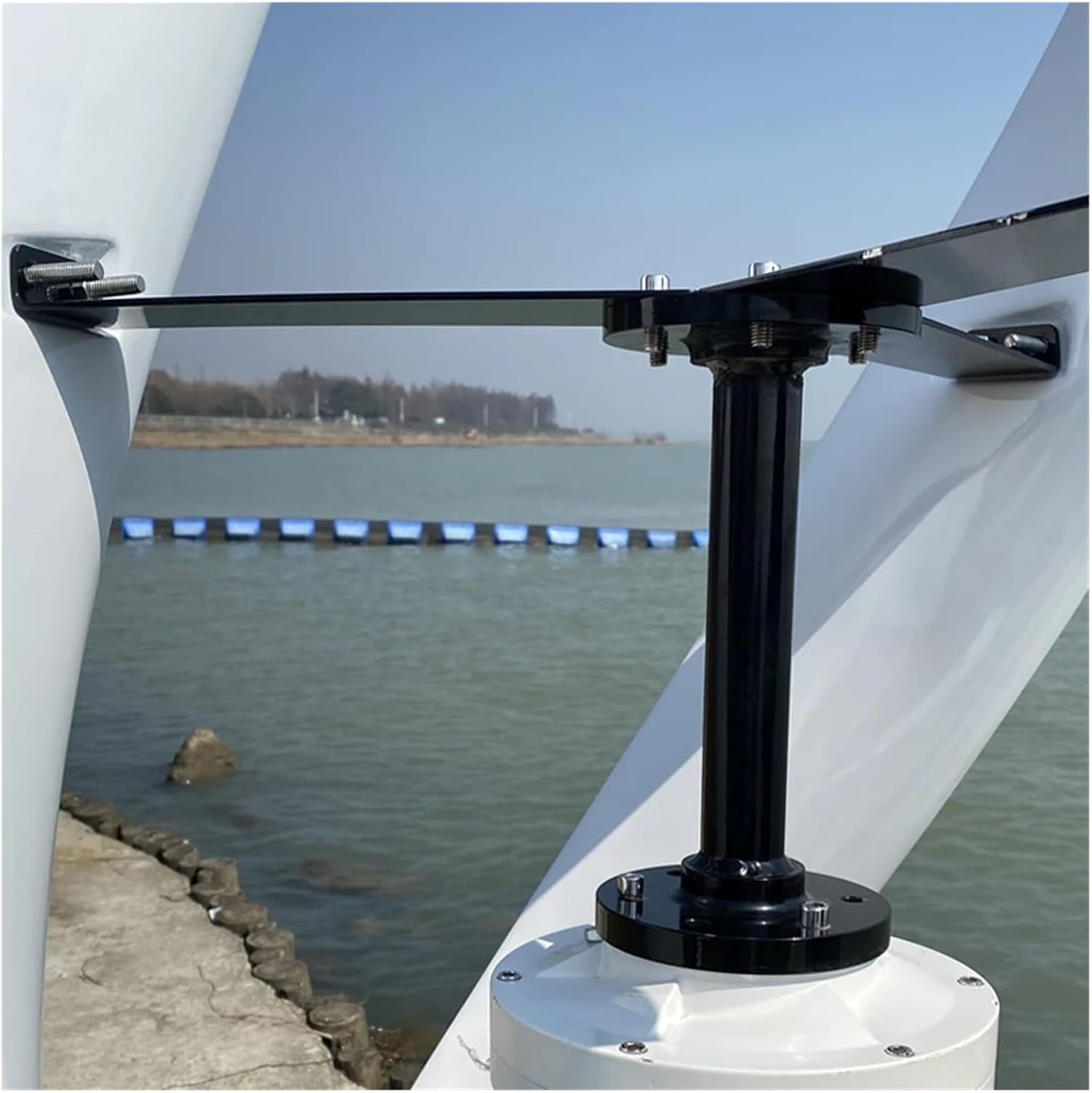 Vertical Axis Wind Turbine 25KW 20KW Vertical Generator 12V 24V 48V with MPPT Charge Controller for Home Use Hybrid Charge Low Starting Speed for Home(Wind Turbine only,12V_25KW)