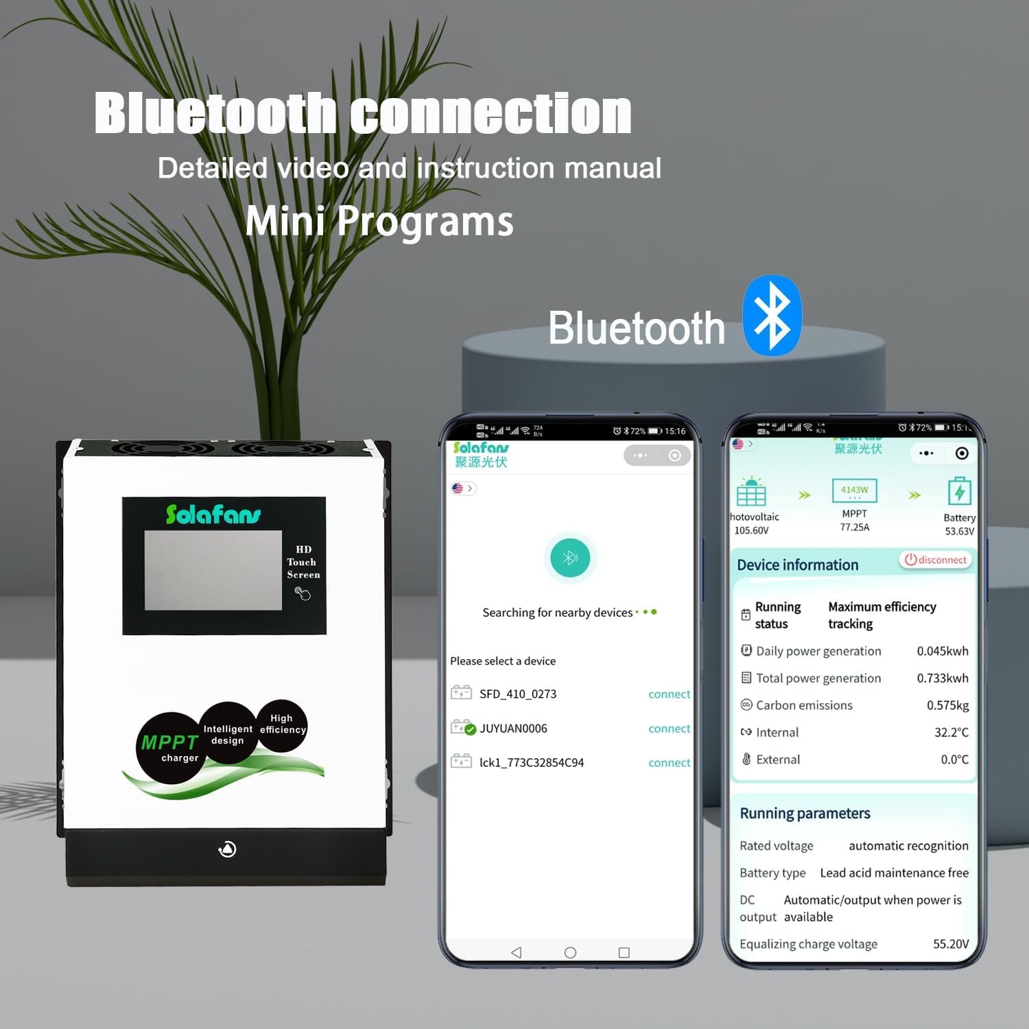 48V 90A MPPT Controller 4.3