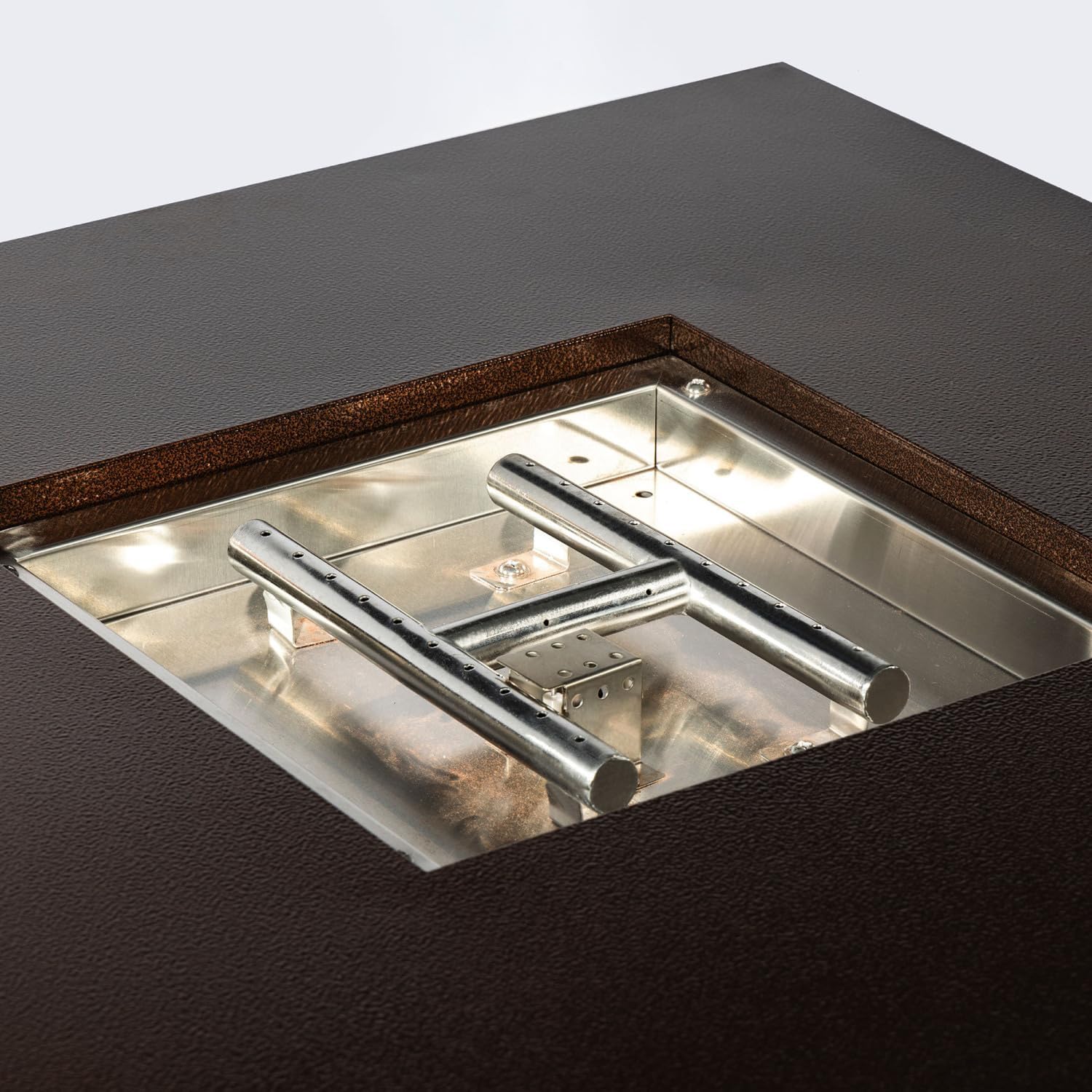 28-Inch Propane Fire Table with Stainless Steel Lid: Create a Cozy Gathering Spot