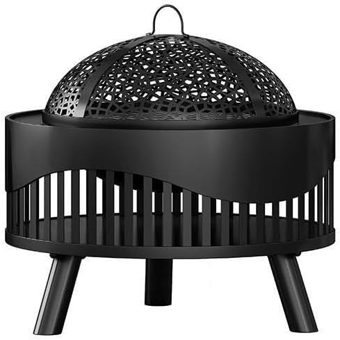 Outdoor Fireplaces Outdoor Courtyard Fire Pit Portable Heating Brazier Household Stove Indoor Heating Grill Garden BBQ Patio Furniture Fire Pits
