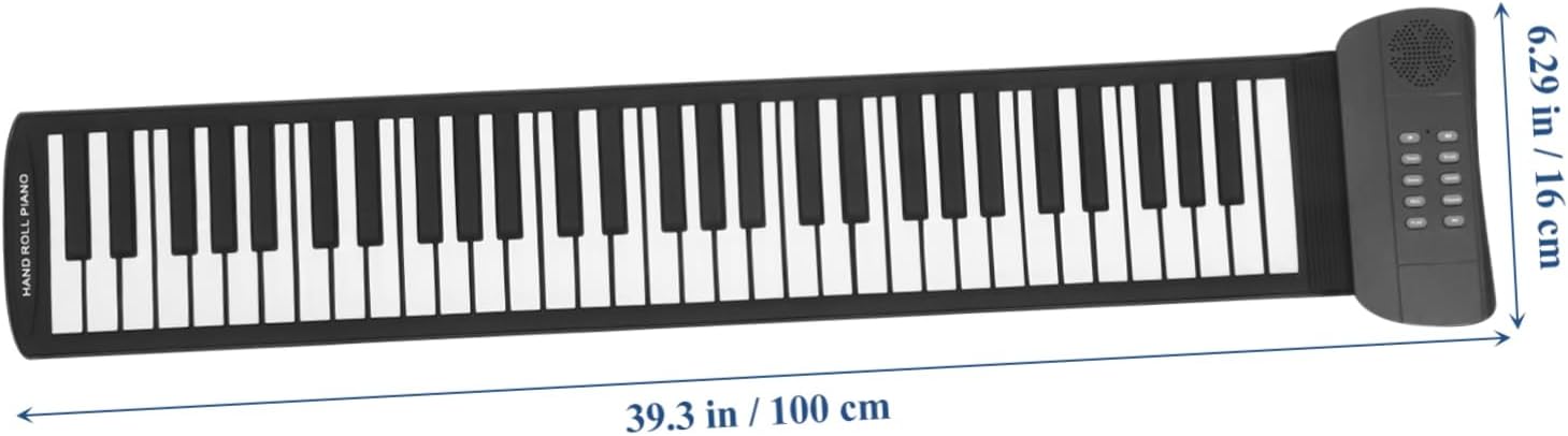 HANABASS Keys Portable Up Piano Electronic Digital Keyboard with Tones Built Recording Rhythm Functions for Adults Versatile Music Experience