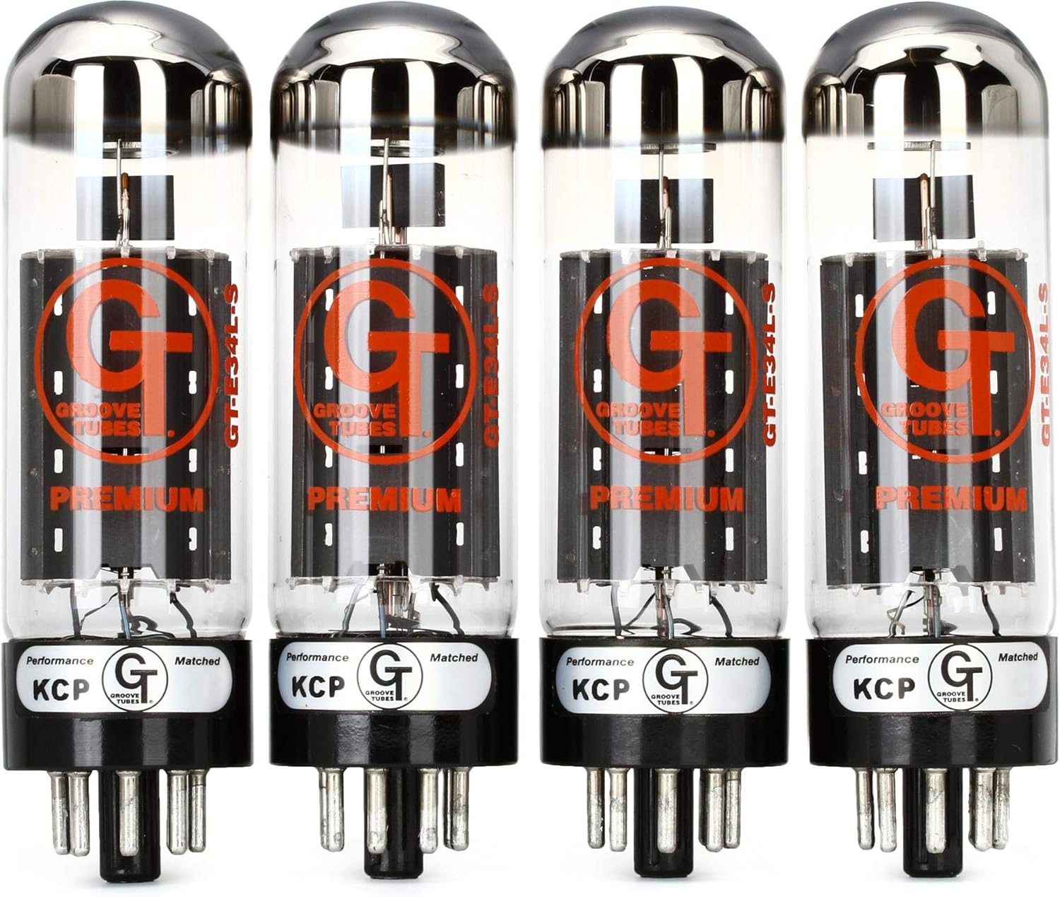 Fender 5550113548 Groove Tubes GT-E34LS Medium Quartet Amplifier Tube