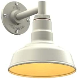 Steel Lighting Co. Hawthorne Barn Light | Outdoor Wall Mounted | 8 inch Dome | 6