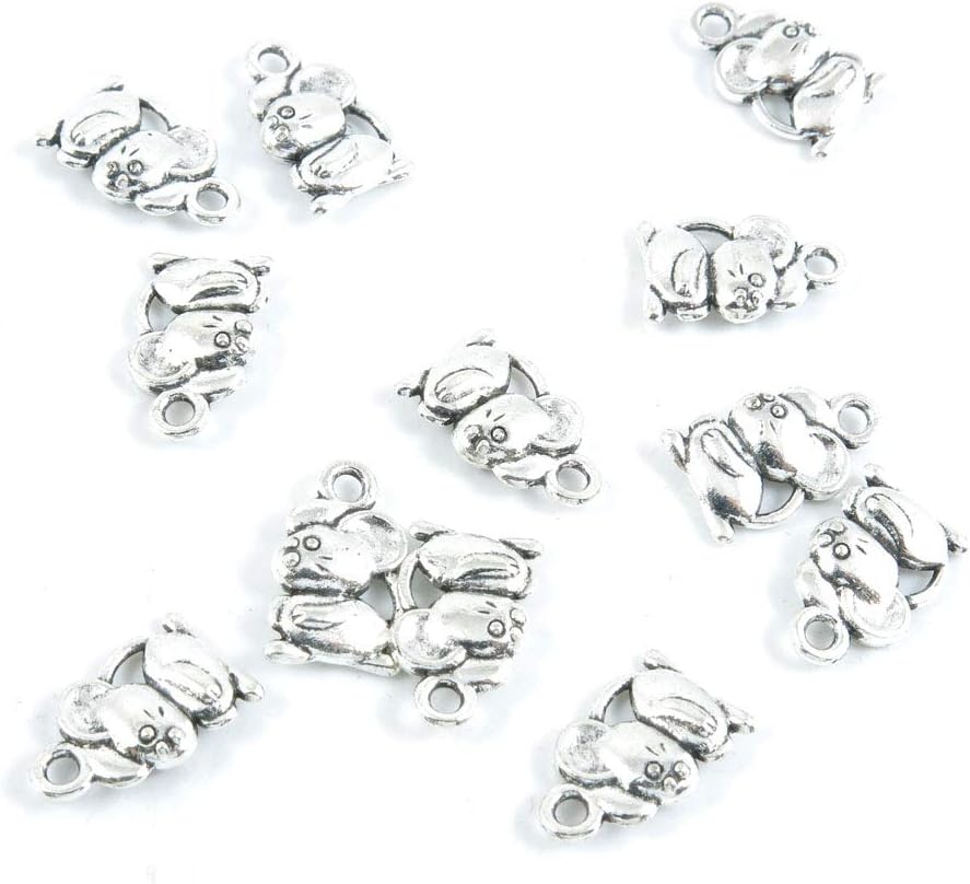 1720 Pieces Antique Silver Tone Jewelry Making Charms Crafting Beading Craft N4CA4 Mouse Rat Chinese Zodiac