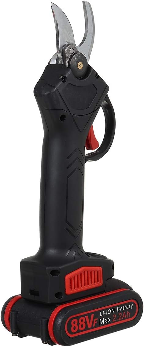 88Vf 2200Mah Rechargeable 2Pcs Battery Electric Pruning Scissors Cordless Pruning Shears Garden Pruner Secateur Branch Cutter Garden Or Lawn