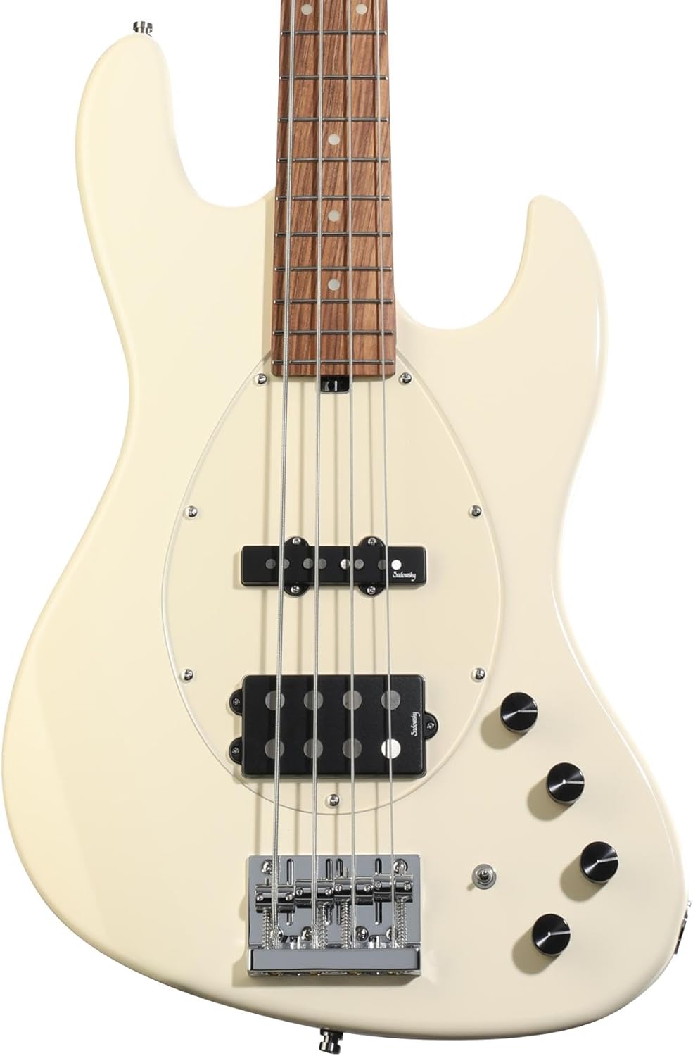 Sadowsky MetroExpress Vintage M/J Bass Guitar - Solid Olympic White, Morado Fingerboard