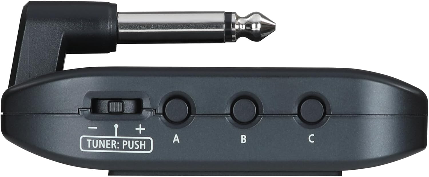 Boss Katana:GO Personal Headphone Guitar Amplifier Bundle with Case, Picks, and Austin Bazaar Polishing Cloth