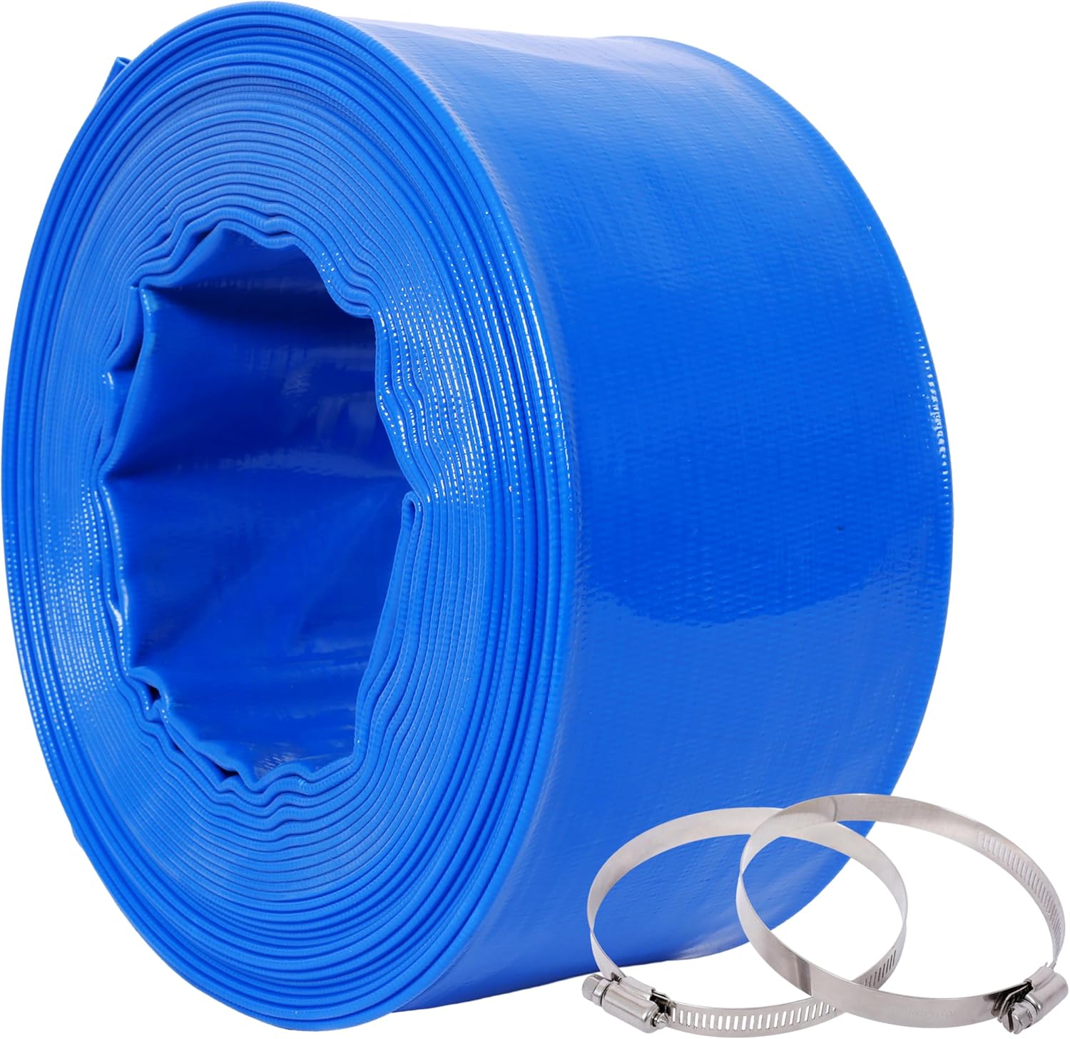 Heavy-Duty Backwash Hose for a Relaxing Pool Experience, Durable PVC for Long-Lasting Use, 3