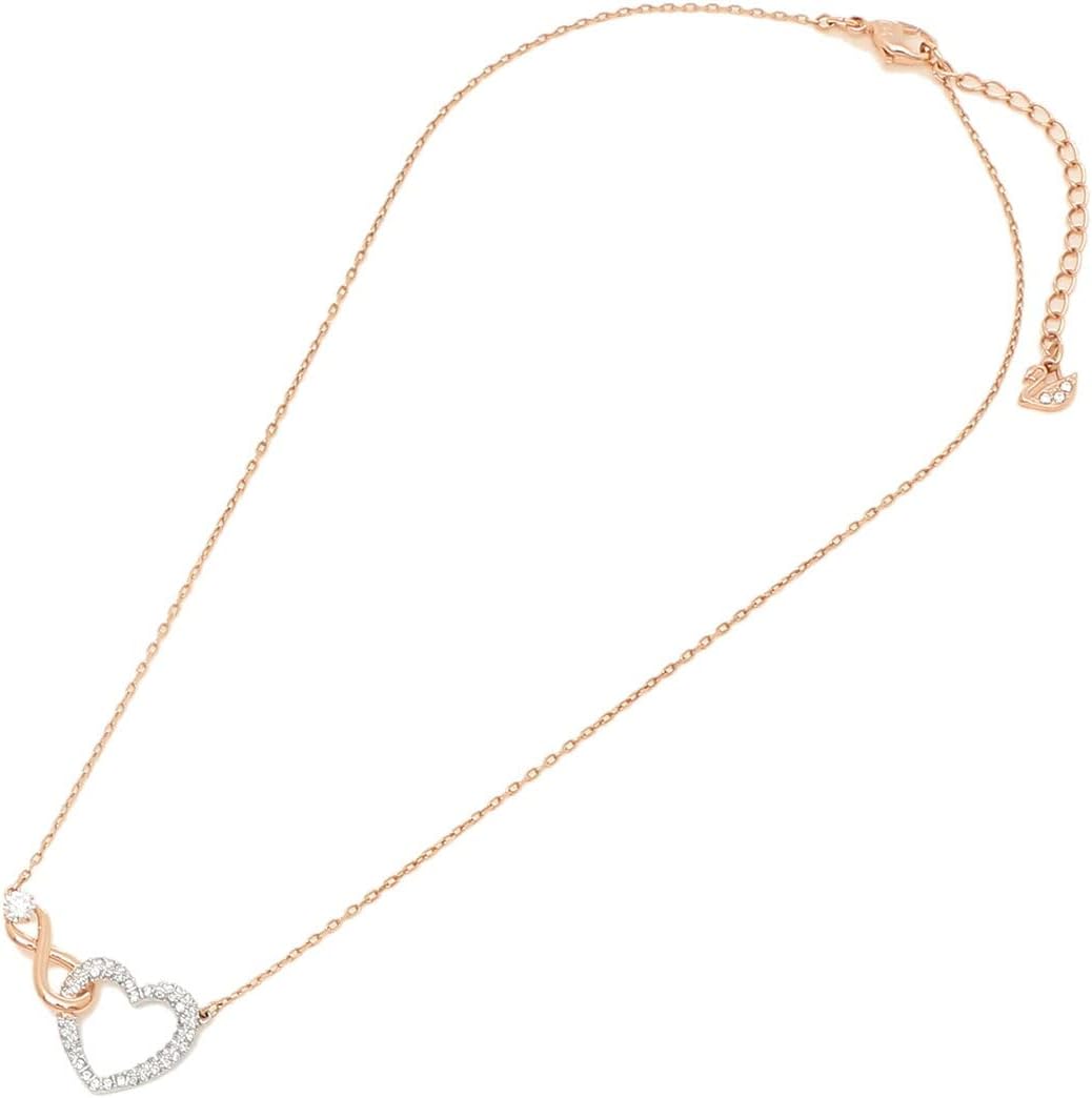 Swarovski Women's Necklace Accessories 5518865 Rose Gold Silver