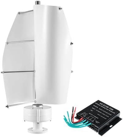 500W-800W 3-Phase Vertical Wind Generator, 12V-220V Wind Turbine with Controller, Efficient Windmill for Renewable Energy, Electromagnetic Technology, Eco-Friendly Power Solution