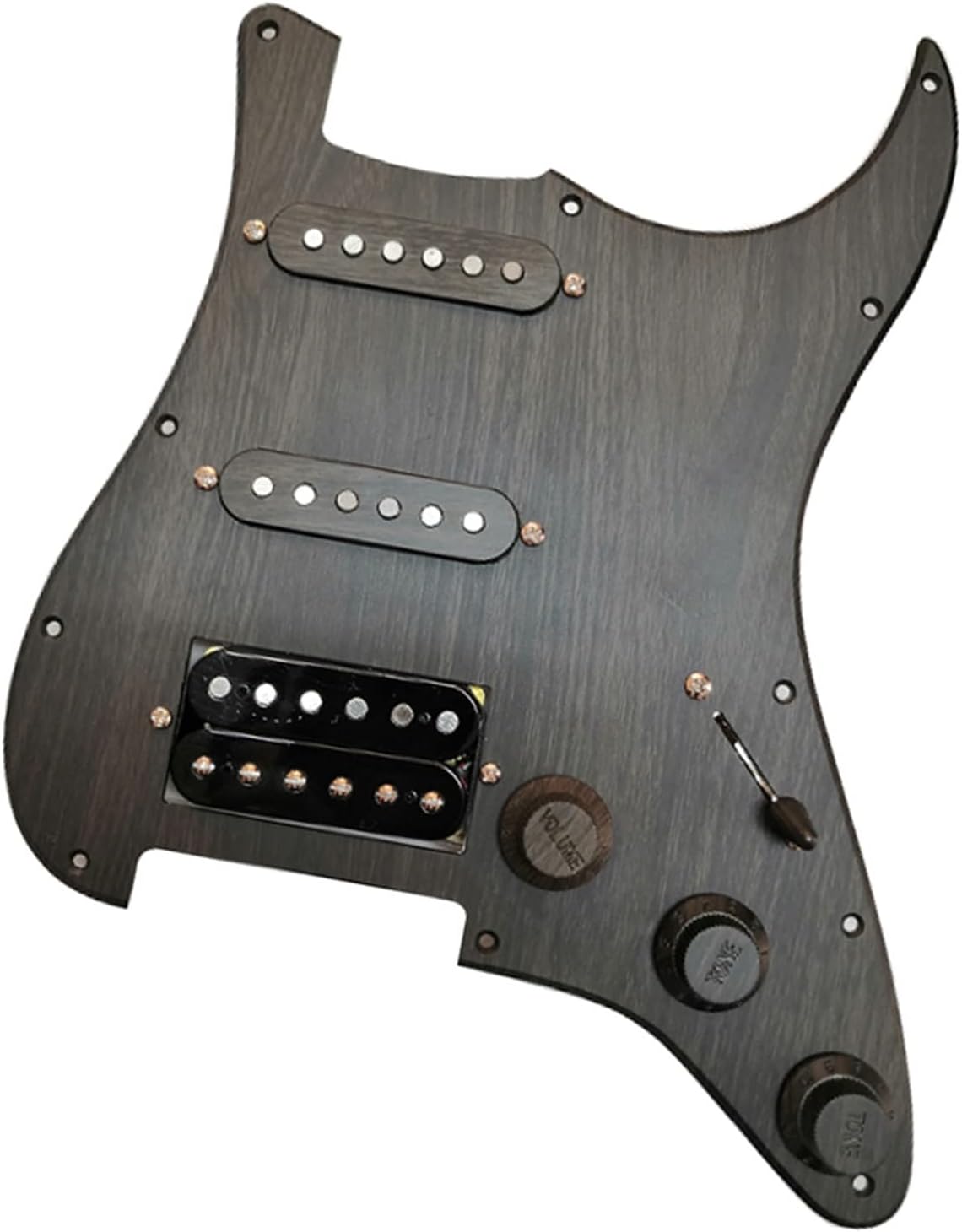 TSTS Professional Loaded Pre-Wired Pickguard with SSH Pickup Harness Kit Assembly Fits Electric Guitars Prewired Pickup Pickguard