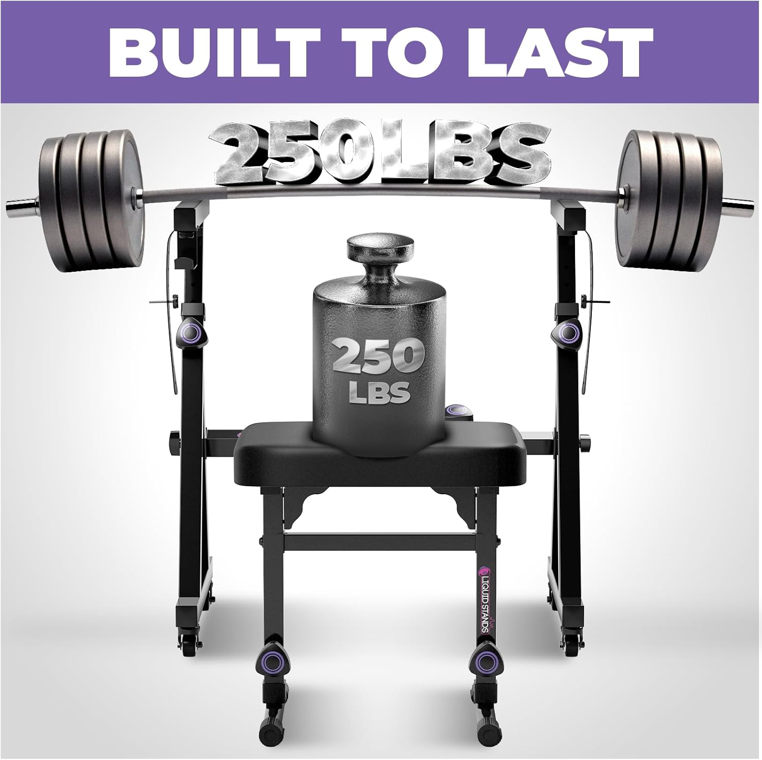 Liquid Stands Piano Keyboard Stand and Bench Set - Portable Heavy Duty Music Stand for 54-88 Key Electric Pianos & Adjustable Piano Bench, Stool - Sturdy Keyboard Music Accessories w/ Wheels and Seat