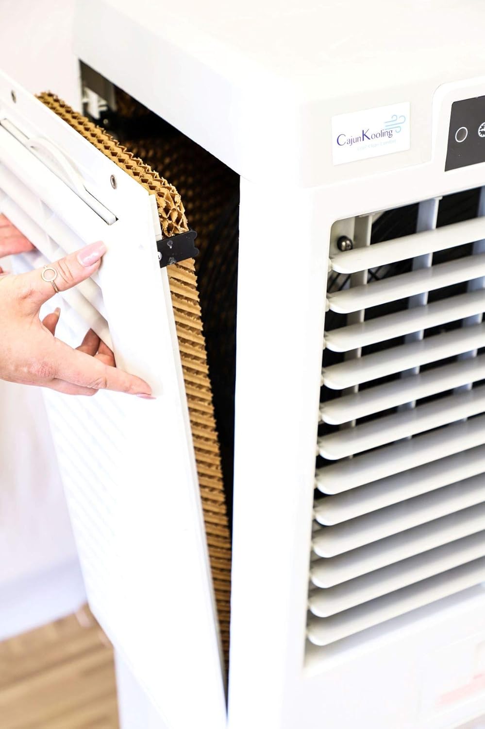 Cajun Kooling CK3000-S Evaporative Portable Swamp Cooler - 10 Gal Tank - 500 sq Ft Coversage - Variable Speeds - High Power 3000CFM - Outdoor Cooling for Tailgates, Patios, Camping, Barns, Shops